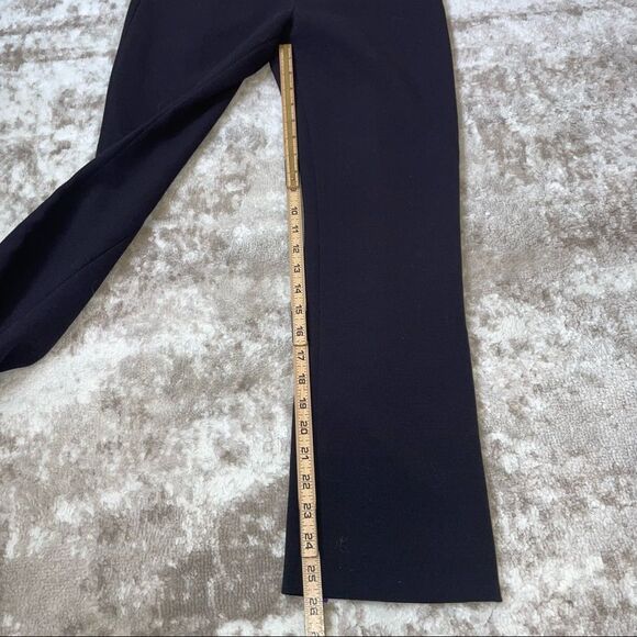 Draper James pants trousers pull on ponte knit black semi stretch side zipper 0 - Picture 8 of 8